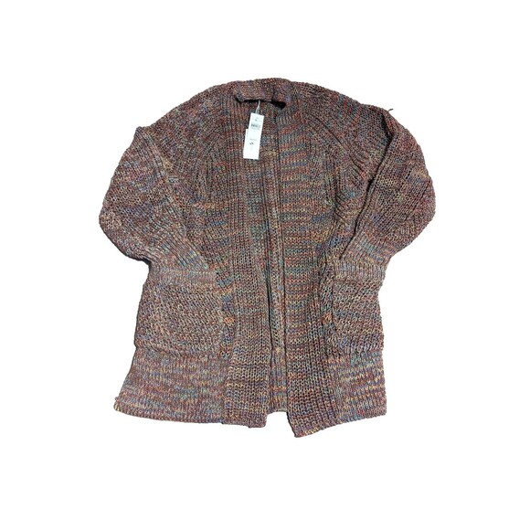 Lou & Grey Cardigan Sweater NWT Small Knit Rainbow - Picture 1 of 8